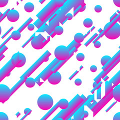 Abstract modern gradient seamless pattern