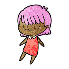 cartoon woman