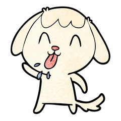 cute cartoon dog