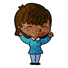 cartoon woman