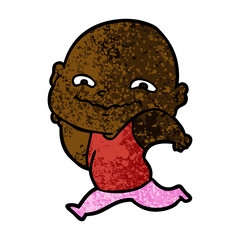 cartoon creepy guy