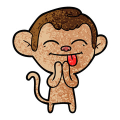 funny cartoon monkey