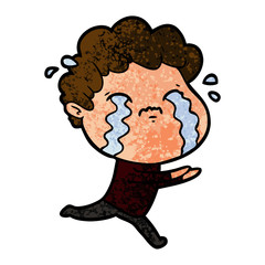 cartoon man crying