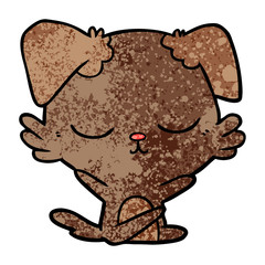 cute cartoon dog