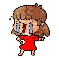 cartoon woman