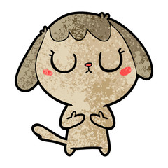 cute cartoon dog