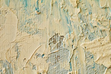  Closeup texture background with  blue, gray, white colors. Vivid colorful detailed vibrant brush strokes for creative ideas, web, print, poster, postcard.