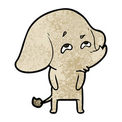 cartoon elephant remembering
