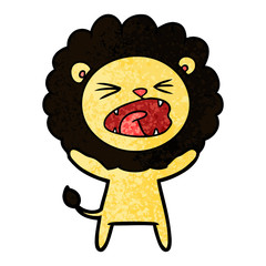 cartoon lion