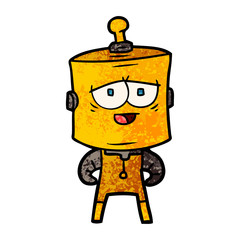 cartoon robot