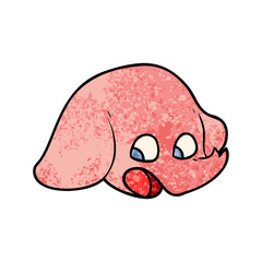 shocked cartoon elephant face