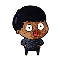 cartoon dumb kid