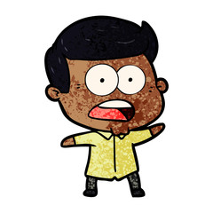 cartoon shocked man