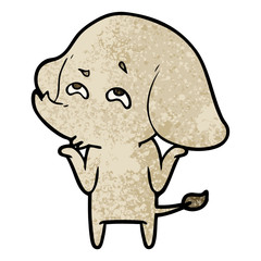 cartoon elephant remembering