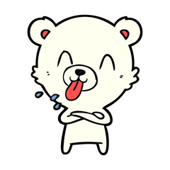 Obraz premium happy polar bear cartoon