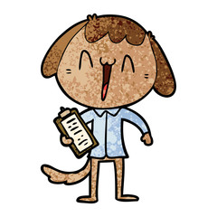 cute cartoon dog