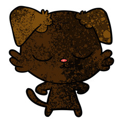 cute cartoon dog