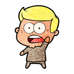 cartoon shocked man