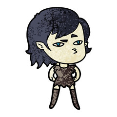 cartoon vampire girl
