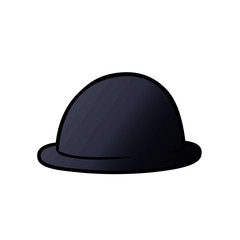 cartoon bowler hat