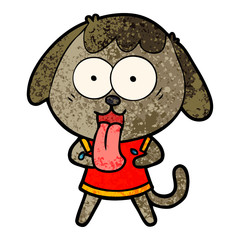 cute cartoon dog
