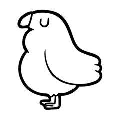 cartoon bird