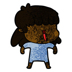 cartoon woman