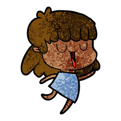 cartoon woman