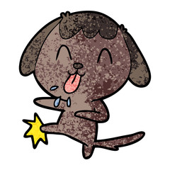 cute cartoon dog