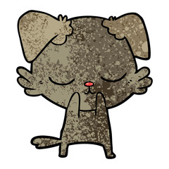 cute cartoon dog
