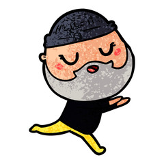 cartoon man with beard