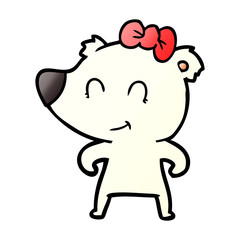 polar bear cartoon