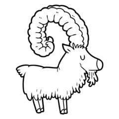 cartoon goat