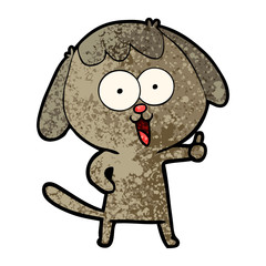 cute cartoon dog
