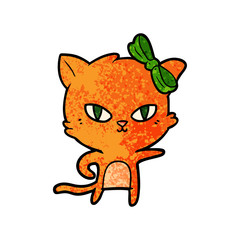 cute cartoon cat