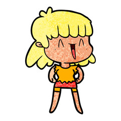 cartoon woman
