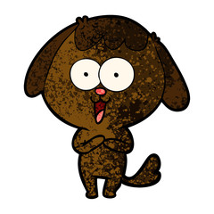 cute cartoon dog