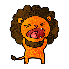 cartoon lion