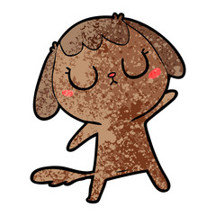cute cartoon dog