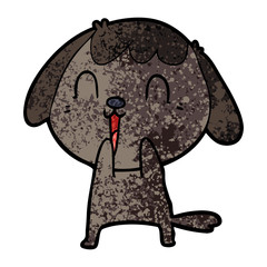 cute cartoon dog