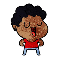 laughing cartoon man