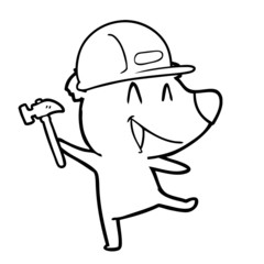 laughing bear cartoon