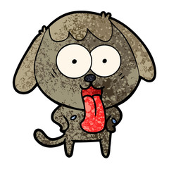 cute cartoon dog