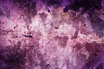 old purple wall background or texture