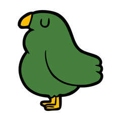 cartoon bird