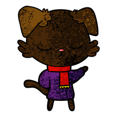 cute cartoon dog