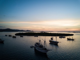 Fototapeta na wymiar Komodo Bat Island