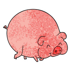 cartoon pig