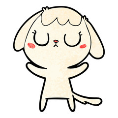 cute cartoon dog