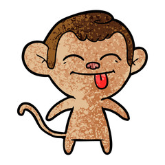 funny cartoon monkey